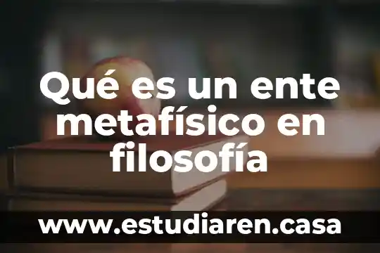 Que es sujeto en filosofía 5 Qué es un ente metafísico en filosofía