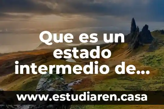 Que es la aprehensión en la materia de historia 6 Que es un estado intermedio de la materia