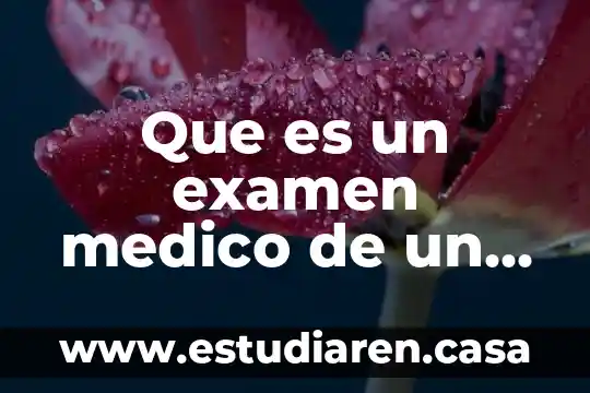 Que es un examen medico de un cadaver