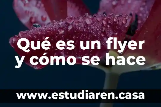 Qué es un flyer y cómo se hace