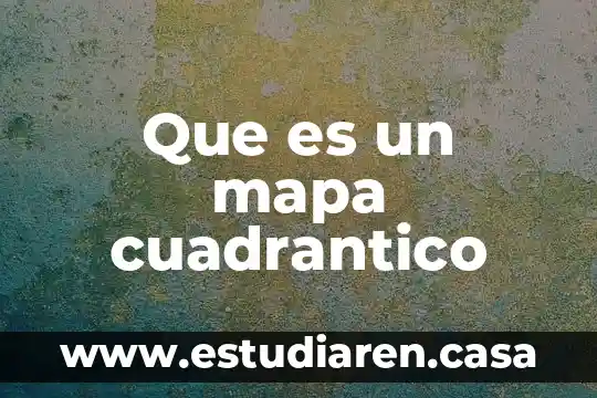 Temblor en el cuerpo que es 5 Que es un mapa cuadrantico
