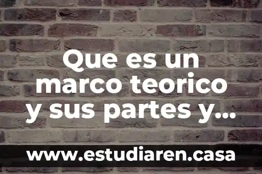 Que es un cuento partes del cuento 5 Que es un marco teorico y sus partes y tipos