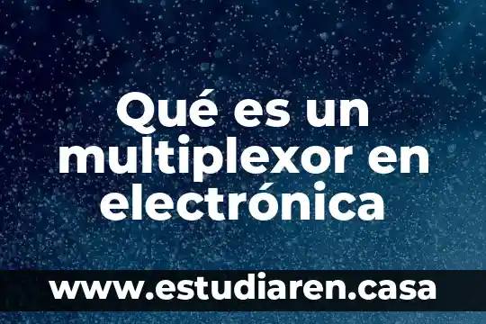 Qué es NC en electrónica 4 Qué es un multiplexor en electrónica