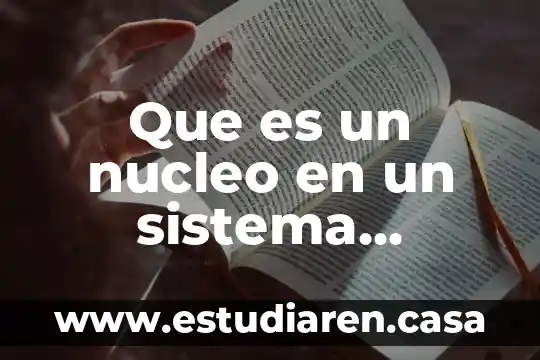 Que es el sistema de revisión periodica eoq 4 Que es un nucleo en un sistema operativo