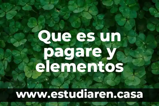 Que es mejor pagare o cedes en banamex 8 Que es un pagare y elementos