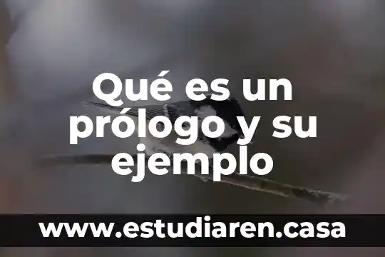 Que es un discurso directo y anota un ejemplo 8 Qué es un prólogo y su ejemplo