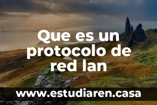 Qué es un protocolo de comunicación profibus 3 Que es un protocolo de red lan