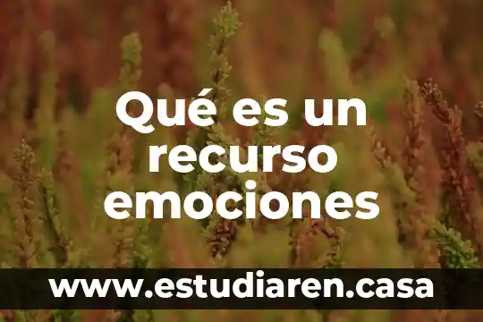 Que es el desarrollo equilibrado 7 Qu茅 es un recurso emociones