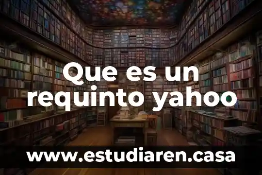 Que es un requinto yahoo