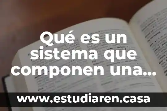 Qué es un sistema que componen una fuerza
