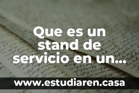 Qué es una caja general un restaurante 3 Que es un stand de servicio en un restaurante