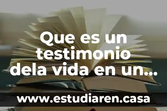 Que es la redaccion de un cuento 4 Que es un testimonio dela vida en un cuento