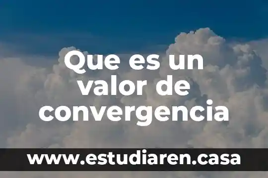 Que es el valor cromatico 6 Que es un valor de convergencia