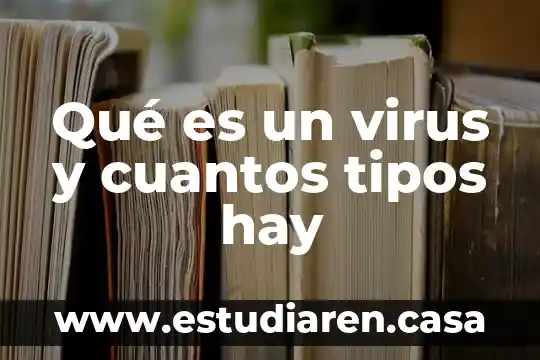 Qué es un virus y cuantos tipos hay