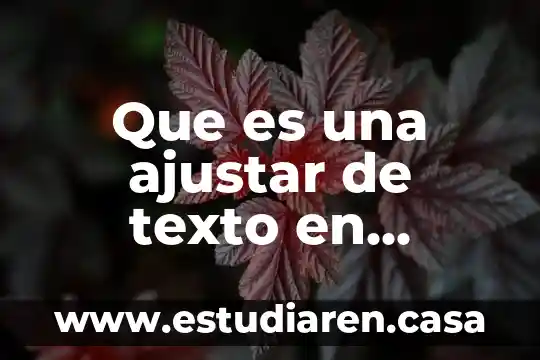 Que es un lenguaje de un texto 3 Que es una ajustar de texto en publisher