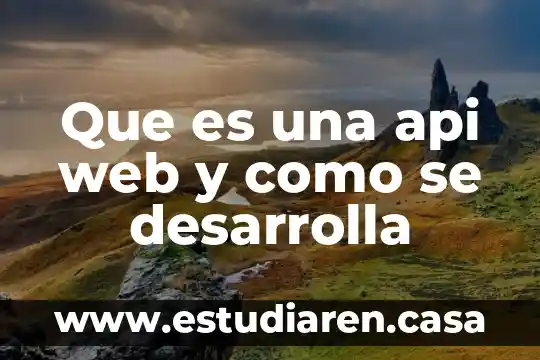 Desarrolla educativa que es 5 Que es una api web y como se desarrolla
