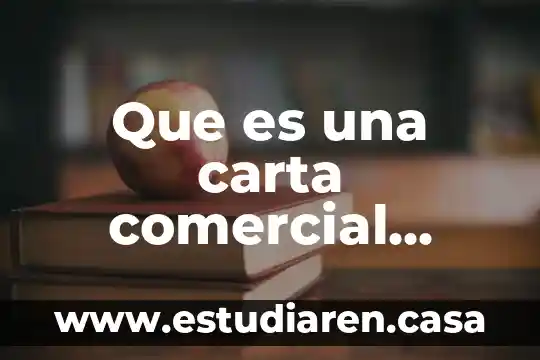 Por que es importante el sistema comercial 8 Que es una carta comercial electronica