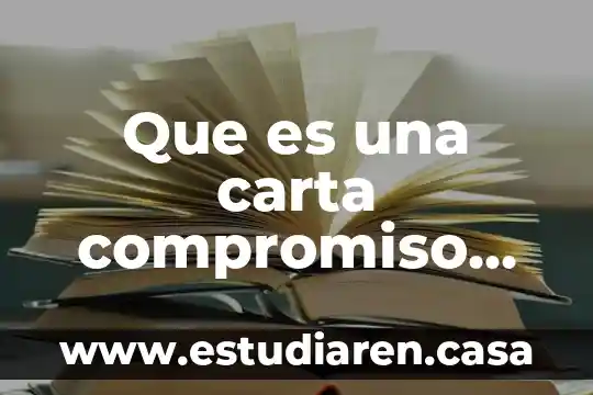 Que es la cláusula compromiso contrato de arbitraje 7 Que es una carta compromiso de estudios