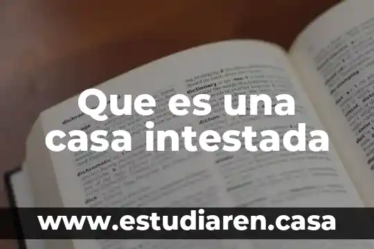 Que es una casa de recreo 3 Que es una casa intestada
