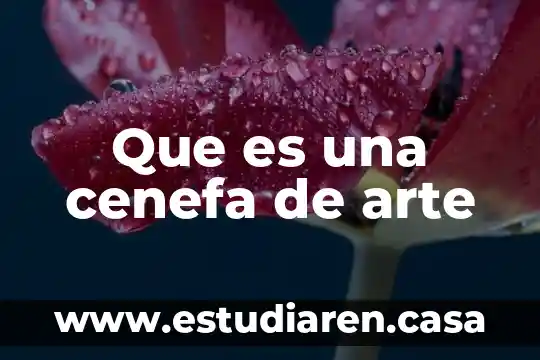 Que es una cenefa de arte
