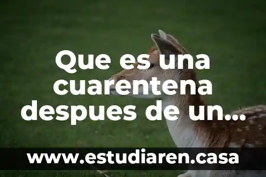 Que es una cuarentena despues de un parto