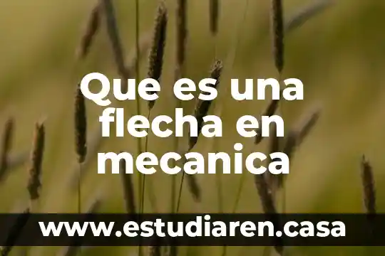 Mecánica de fluidos que es un proceso 7 Que es una flecha en mecanica