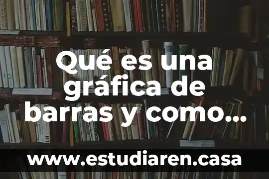 Que es y como se realiza la grafica de barras 4 Qué es una gráfica de barras y como se elabora