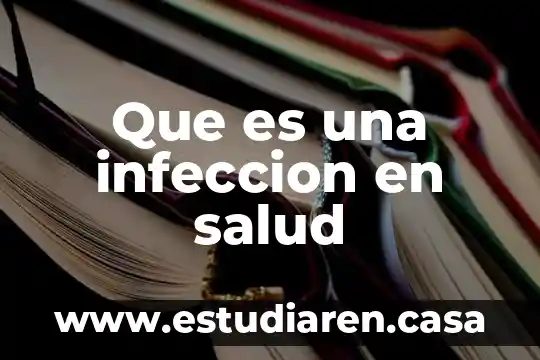 Que es una infeccion en salud