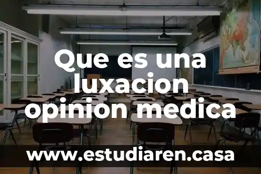 Qué es vip en una receta médica 3 Que es una luxacion opinion medica
