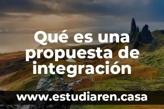 Graficamente que es una circuferencia 4 Qué es una propuesta de integración