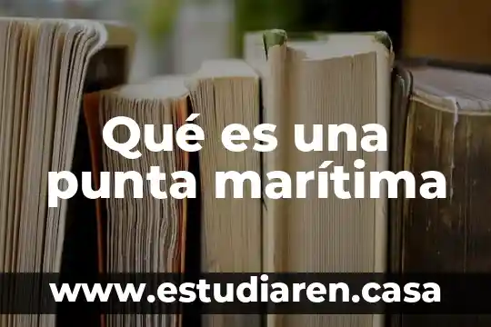 Que es la punta de lomo 8 Qué es una punta marítima