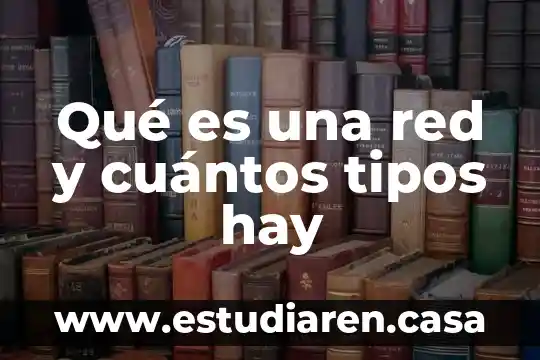 Qué es una red y cuántos tipos hay