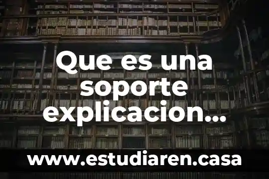 Que es la contaminacion ambiental explicacion para niños 3 Que es una soporte explicacion para niños