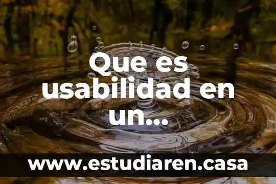 Que es usabilidad en un requerimiento no funcional software