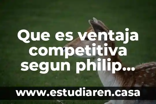 Que es la mezcla de medios segun kotler 4 Que es ventaja competitiva segun philip kotler