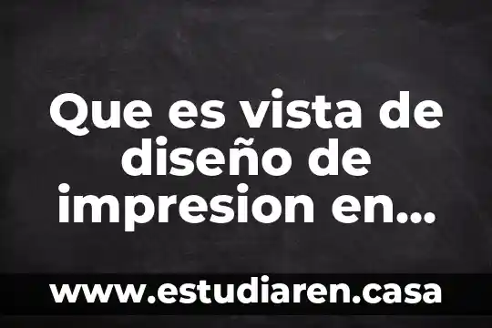 Qué es análisis sintáctico en informática 7 Que es vista de diseño de impresion en informatica