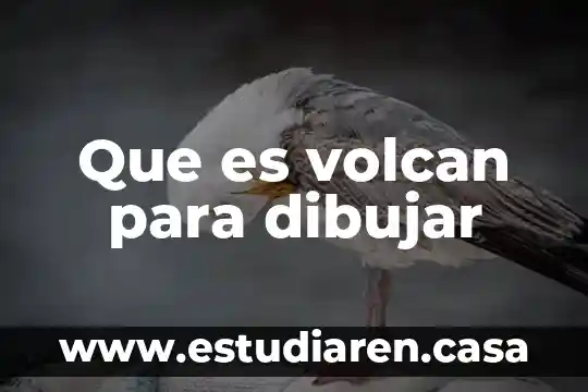 Qué es un modelo para dibujar 4 Que es volcan para dibujar
