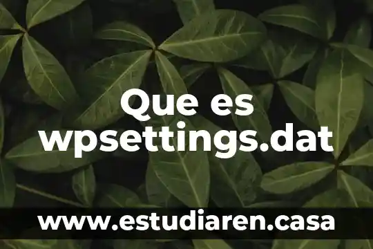 Xenforo que es 8 Que es wpsettings.dat