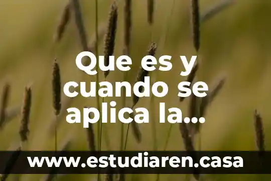 Que es tiempo en fuerza 6 Que es y cuando se aplica la psicologia