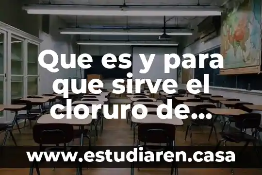Que es in en enfermeria 4 Que es y para que sirve el cloruro de potasio