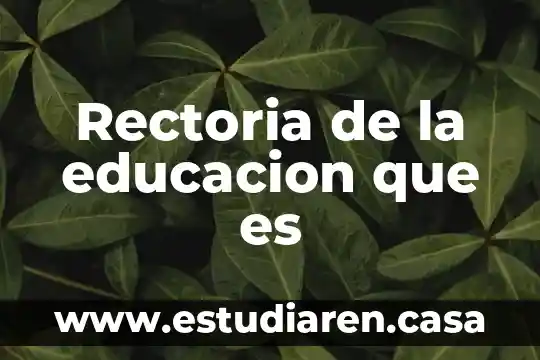 Que es educacion afectiva sexual 8 Rectoria de la educacion que es
