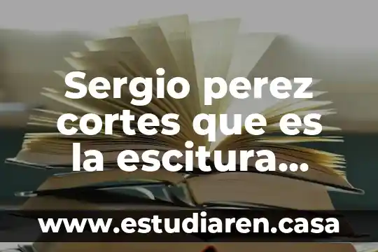 Revista el economista que es el pib 5 Sergio perez cortes que es la escitura revista version