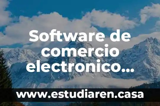 Que es pop correo electronico 3 Software de comercio electronico libre que es