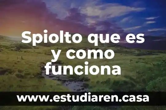Spiolto que es y como funciona