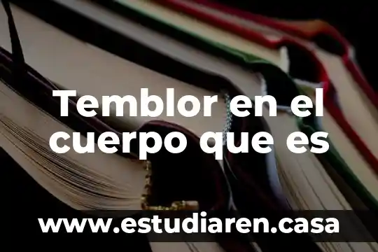 Consorcio Interamericano de Comunicación que es 3 Temblor en el cuerpo que es
