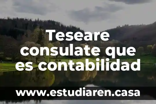 Teseare consulate que es contabilidad 19 Teseare consulate que es contabilidad