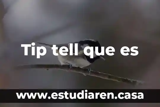 Tip 41 que es 5 Tip tell que es