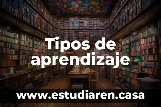 Que es el aprendizaje para la gestalt 6 Tipos de aprendizaje