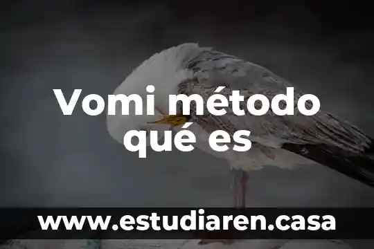 Que es el metodo waldort 7 Vomi método qué es