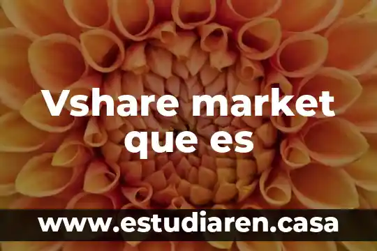 Qué es el flea market 6 Vshare market que es